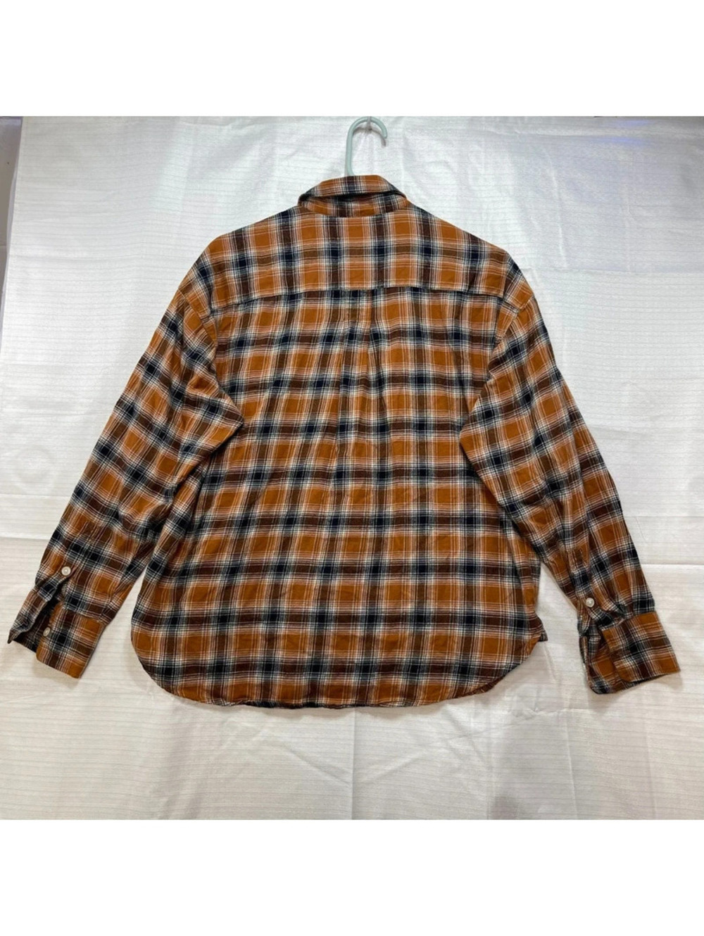 Levi's Women's Plaid Button Front Shirt Brown Black 100% Cotton Small - Picture 2 of 7